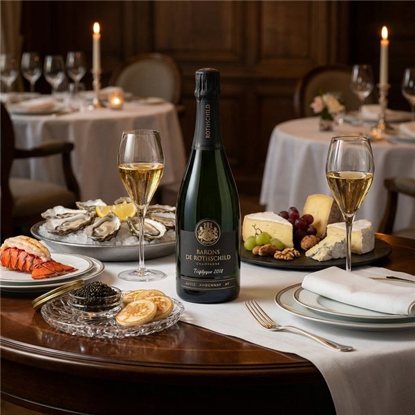 Barons de Rothschild Triptyque Millesime 2018 Estuche-lateral