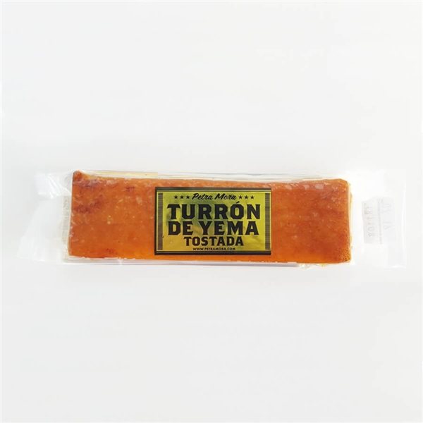 Barra de turrón de yema tostada 80 g-lateral