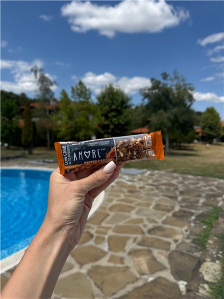 Barrita Amore Low Carb Caramelo salado 40g-detalle