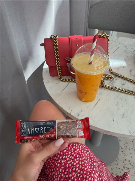 Barrita Amore Low Carb Frambuesas 40g-detalle