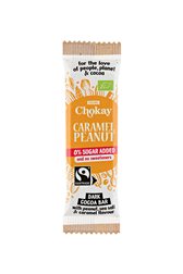 Barrita de Chocolate Negro con Cacahuete y Caramelo BIO
