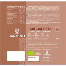 Kollagenriegel Mandel und Kakao BIO 12x55g Jarmino