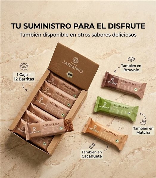 BIO Collagen Bar Almonds and Cocoa 55g-izquierda