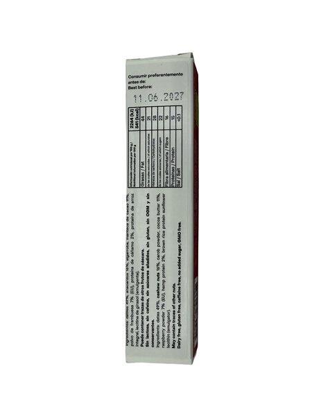 Barrita Proteica de Frambuesa, Cacao y Algarroba-detalle
