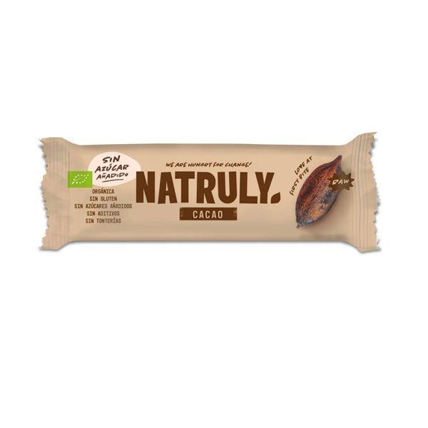 Raw Cacao Bar Organic 24x40g Natruly-detalle