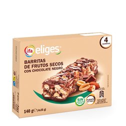 Barritas de Frutos Secos con Chocolate Negro Eliges P4