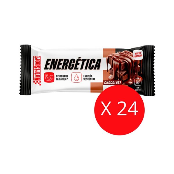 Barres énergétiques CHOCOLAT 24x49g NutriSport-detalle