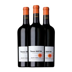 Barton & Guestier Thomas Barton Saint-Émilion Reserva 75 cl Vino Tinto (Caja de 3 unidades)