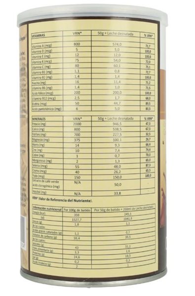 SATIATING CHOCOLATE POWDER SHAKE 700 GR-lateral