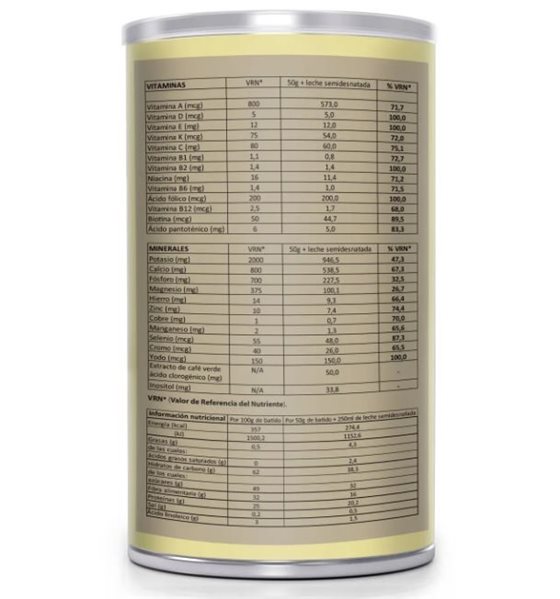 Mélange rassasiant en poudre au chocolat blanc de 700 g-lateral