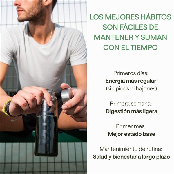 Voici la traduction en français :

**Smoothie Quotidien ALMA avec Spiruline Premium, Ashwagandha, Adaptogènes, Prébiotiques et Vitamines 300g et 120 Gummies de Créatine Creavitalis®, Vitamine D3 et Spiruline Hydrolysée au goût de citron | Pack Bien-être Émotionnel**-izquierda