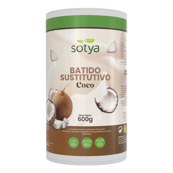 Sättigender Ersatzshake Kokos 600g Sotya-lateral
