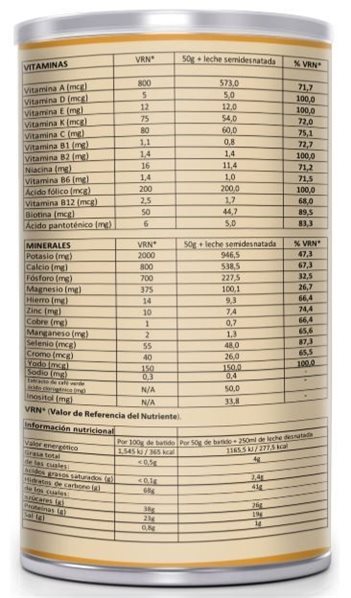 BATIDO SACIANTE POLVO YOGUR PIÑA 700 GR-lateral