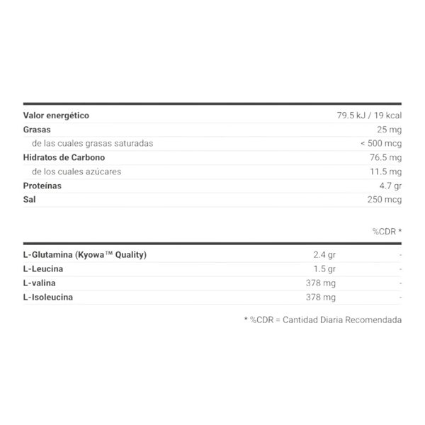 BCAA + Glutamine Amino PRO 500 Gr-detalle