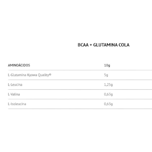 BCAA + Glutamine Kyowa® 500 Gr-lateral