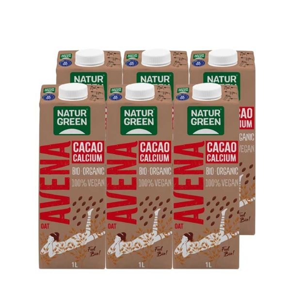 Bio Haferdrink mit Kakao 6x1L Ecomil-lateral