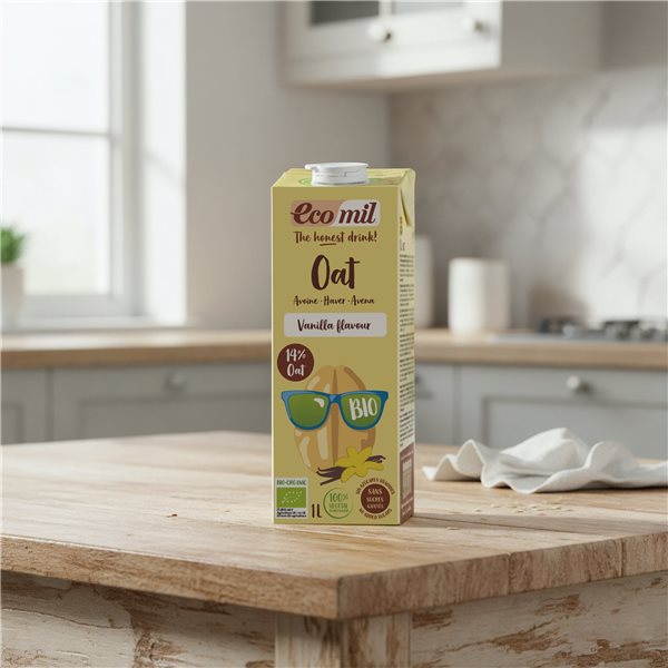 Bebida de Avena Vanilla Sin Azúcares Añadidos Bio 1 L-izquierda