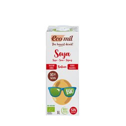 Boisson de Soja Nature sans Sucre Bio 1 L Ecomil