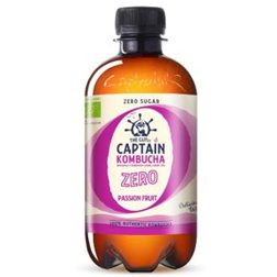 Boisson Kombucha Zero Fruit de la Passion Bio 400ml