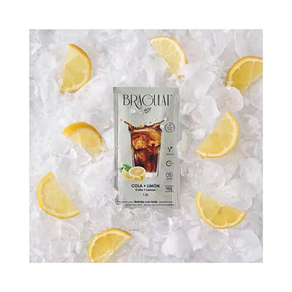 Bebida Soluble Cola Limon 15x9g Bragulat-detalle