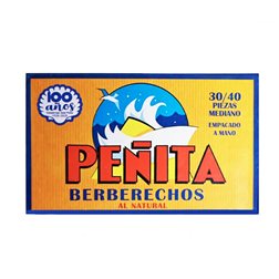 Berberechos al natural 30/40pzas Peñita