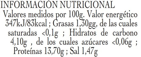 Berberechos au naturel 35/45 pièces 63g-izquierda