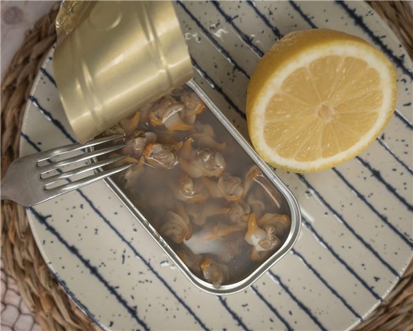 Berberechos au naturel 35/45 pièces 63g-lateral