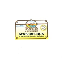 Berberechos al natural 35/45 ud Paco Lafuente