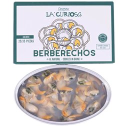 Clams naturels 40-50 pièces, La Curiosa