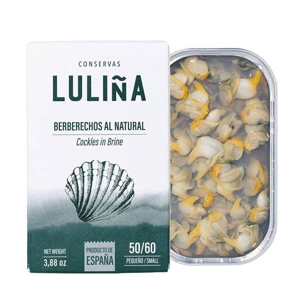 Berberechos al natural 50-60 piezas, La Luliña-detalle