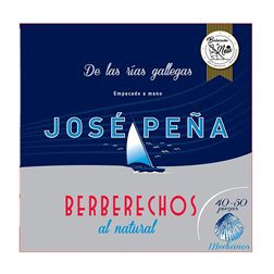 Berberechos al Natural Jose Peña 40-50 piezas 110gr