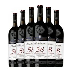 Bernard Magrez 58 Bordeaux 75 cl Vino Tinto (Caja de 6 unidades)