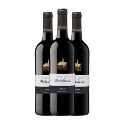 Betolaza Tempranillo Seco Rioja Crianza 75 cl Vino Tinto (Caja de 3 unidades)