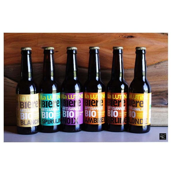 Bière La Lutine (blanche) Bio 33cl se traduce al alemán como:

Bier La Lutine (weiß) Bio 33cl-lateral