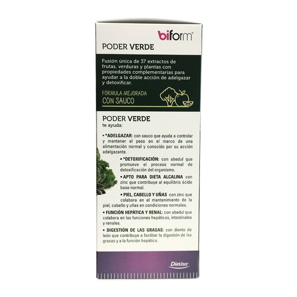 Biform Pouvoir Vert (prix spécial P.V.P.: 21.90) 500ml Dietisa-lateral