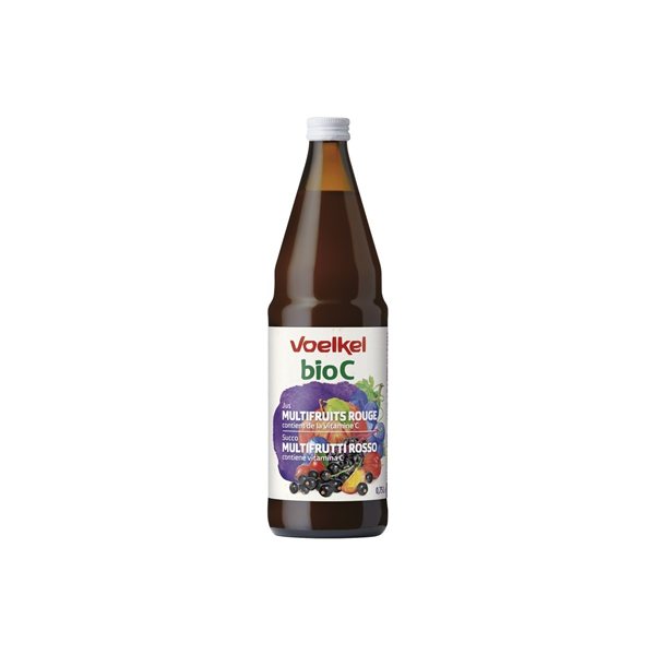 BioC Multifrucht Saft rot mit Vitamin C Bio 750ml Voelkel-trasera