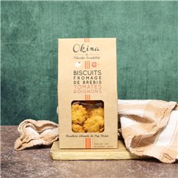 Sheep cheese and Espelette pepper AOP biscuits