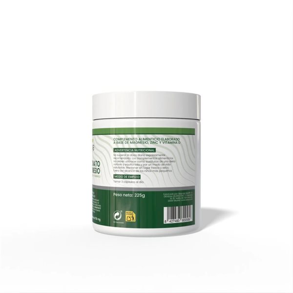 Magnesium bisglycinate 750mg 300 caps Sotya-izquierda