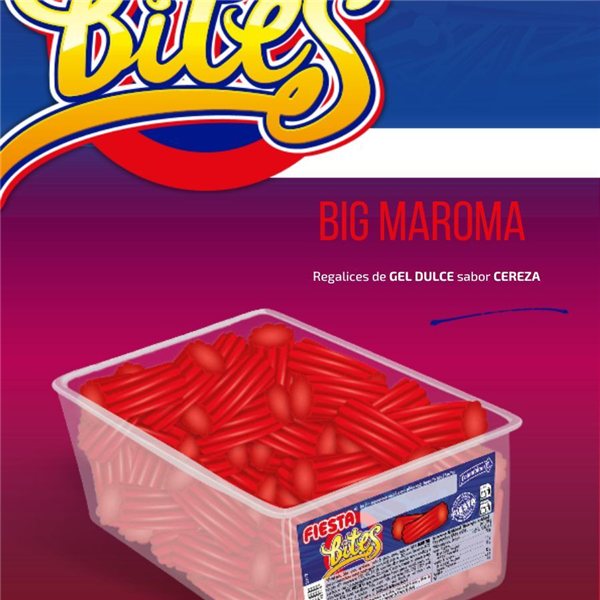 Bites Big 125 Units Maroma Cherry-detalle