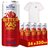 BITTER KAS Bitter Soft Drink Non-Alcoholic in 330 ml Cans, Pack of 24 (7.92 L) – Original or Sugar-Free-izquierda