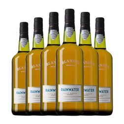 Blandy's Madeira Rainwater Tinta Medium Dry — Semiseco Madeira 3 Años 75 cl Vino Generoso Fortificado (Caja de 6 unidades)