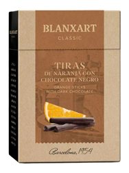 Blanxart Tiras de Naranja con Chocolate Negro