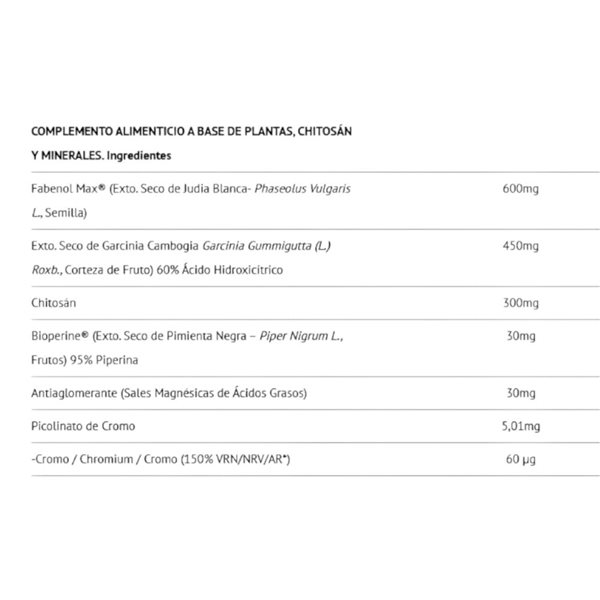 Block-Carbs Bioperine® Fabenol® 90 Caps-detalle