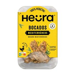Bocados mediterráneos de soja 100% vegetal Heura 160g