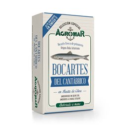 Anchois cantabriques à l'huile d'olive, Agromar
