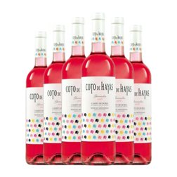 Bodegas Aragonesas Coto de Hayas Campo de Borja 75 cl Vino Rosado (Caja de 6 unidades)