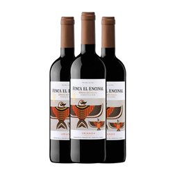 Bodegas Franco Españolas El Encinal Tempranillo Seco Ribera del Duero Vino de Finca Crianza 75 cl Vegano Vino Tinto (Caja de 3 unidades)