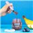 Jar of apple, banana and blueberry-detalle