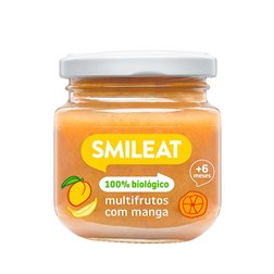 Bocal de fruits mélangés avec mangue