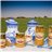 Gekochte Kichererbsen, Flasche 420g-lateral